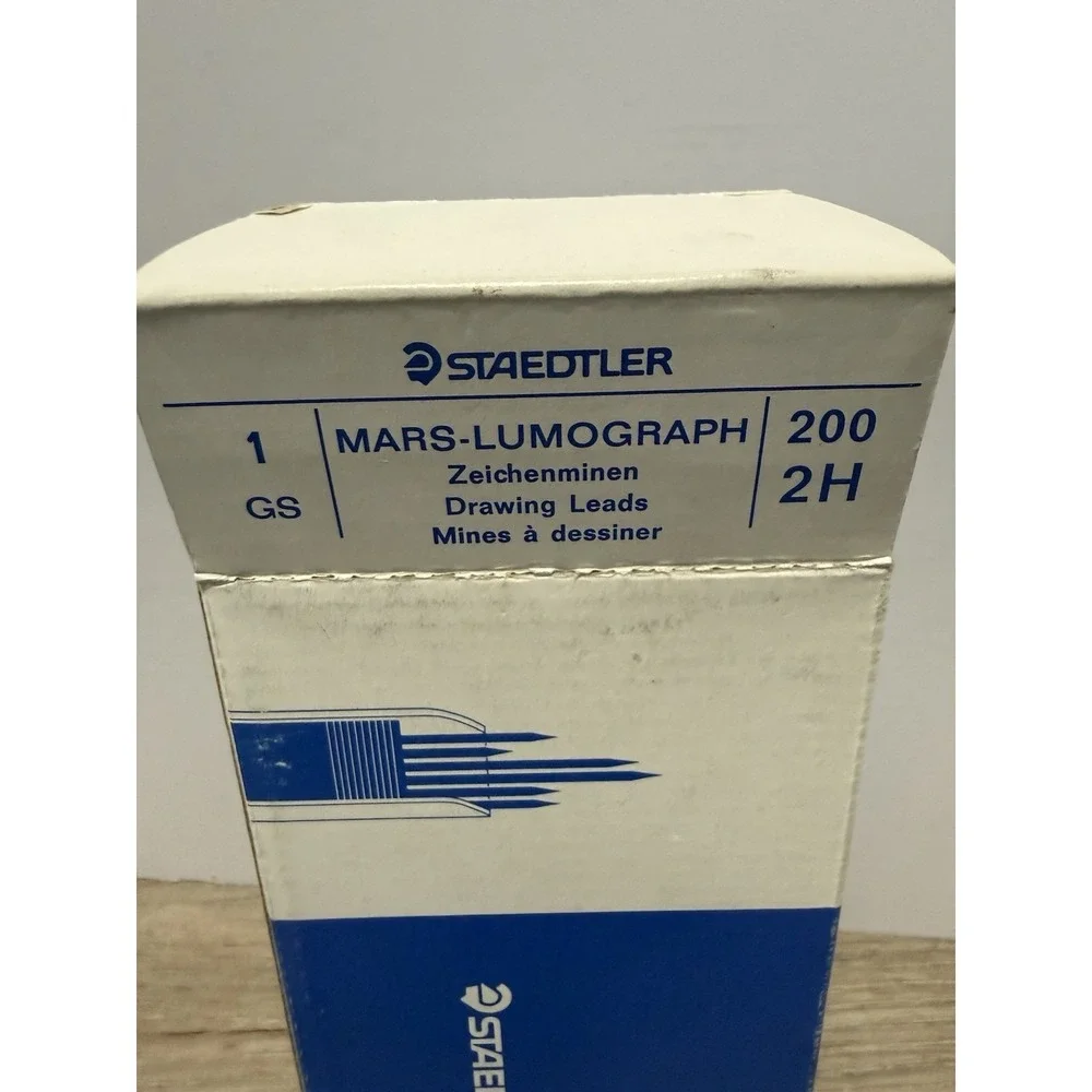 14 Dozen Staedtler Mars Lumograph 2H (200-2H) Drafting Pencil Lead 168 Total NEW